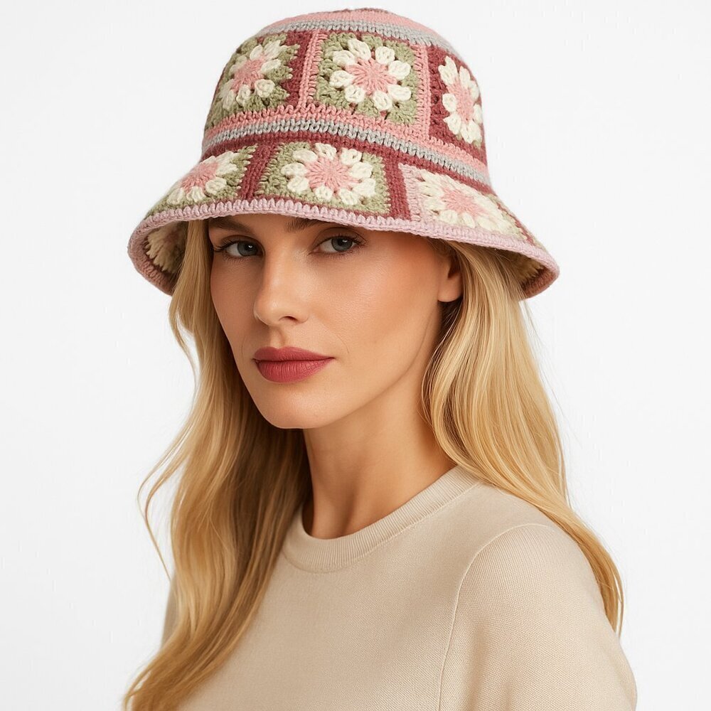 Peter Grimm for Anthropologie Pura Vida Fergie Bucket Hat